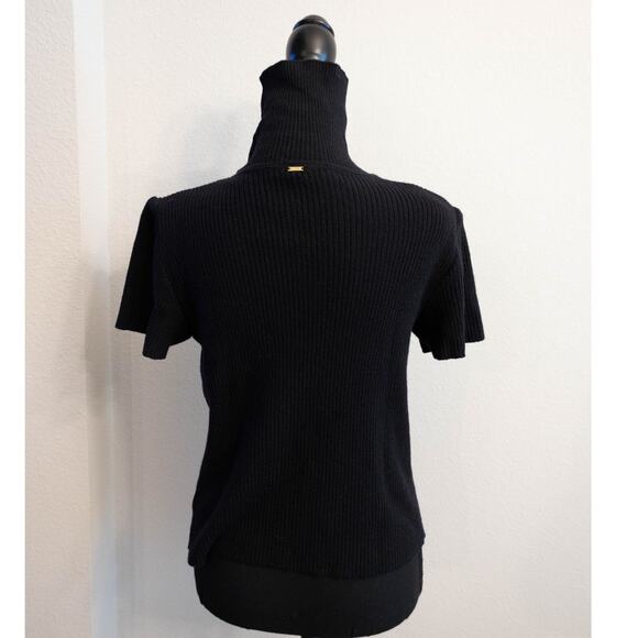 ST John Ladies Wool\Rayon Knit Turtleneck  Ladies Sweater Medium - Picture 3 of 5